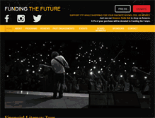 Tablet Screenshot of fundingthefuturelive.org